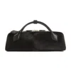 Alaïa Alaia Le Teckel Clutch In Cavallino In Black