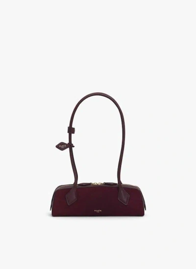 Alaïa Alaia  Teckel Small Suede Shoulder Bag