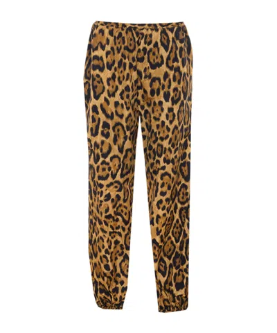 Alaïa Animalier Balloon Pants In Animal Print