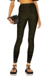 Alaïa Animalier Legging In Noir & Vert