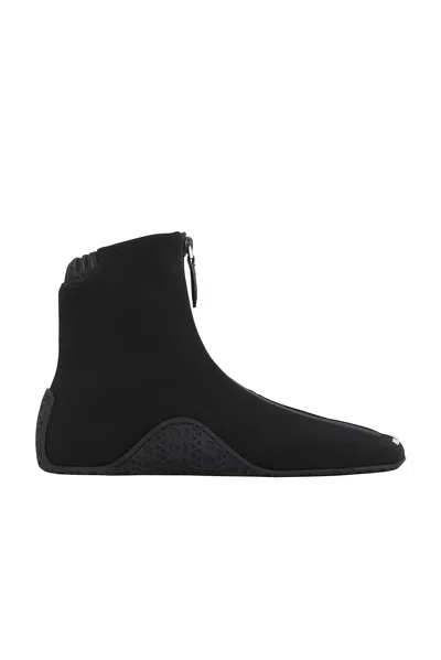 Alaïa Basket Neoprene High-top Sneakers In Black