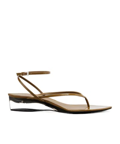 Alaïa Ankle-strap High-heeled Sandals In Brown