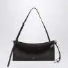 Alaïa Anthracite Gray Nubuck Medium Le Click East West Bag In Gray