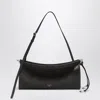 Alaïa Alaia Anthracite Gray Nubuck Medium Le Click East West Bag Women In Gray