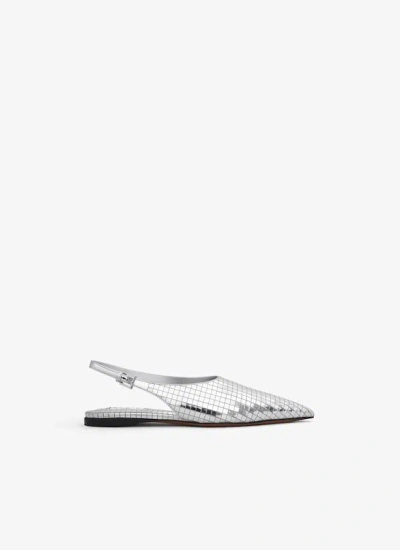 ALAÏA ALAIA ART DECO FLAT SLINGBACK SHOES