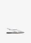 Alaïa Art Deco Ballet Flats In Green