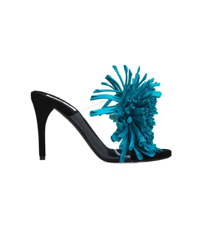 ALAÏA ALAÏA ASYMETRIC HEELED SANDALS