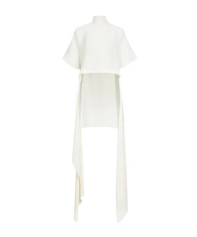 Alaïa Asymmetric Cady Top In White