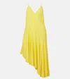 Alaïa Asymmetrical Jersey Undershirt In Yellow