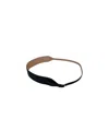 Alaïa Asymmetric Leather Belt In Black
