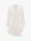 Alaïa Asymmetric Midi Lenght Cotton Popeline Dress