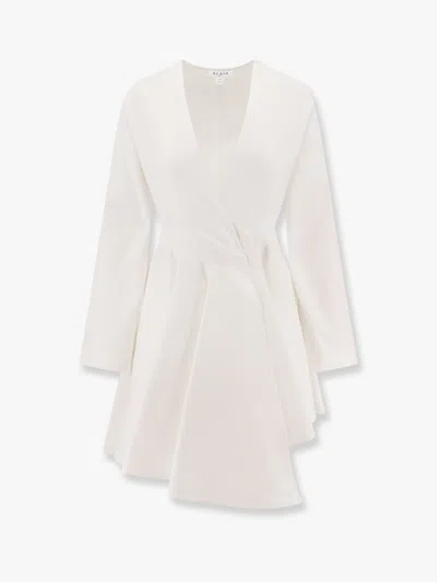 Alaïa Women White Asymmetrical Dress, Xxs Luxury Dresses For Women Darveys