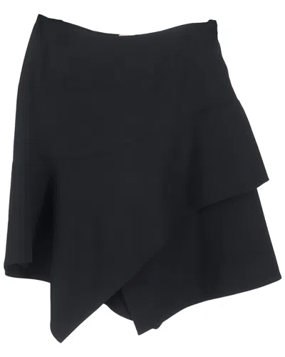 Alaïa Asymmetric Mini Skirt In Black