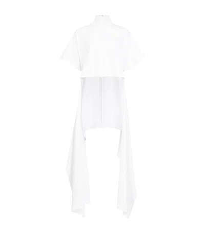 Alaïa Asymmetric T-shirt In White