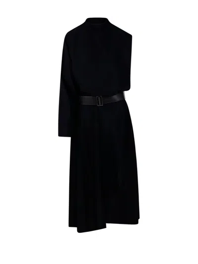 Alaïa Asymmetrical Dress In Black