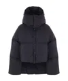 Alaïa Asymmetrical Down Jacket Hem In Black