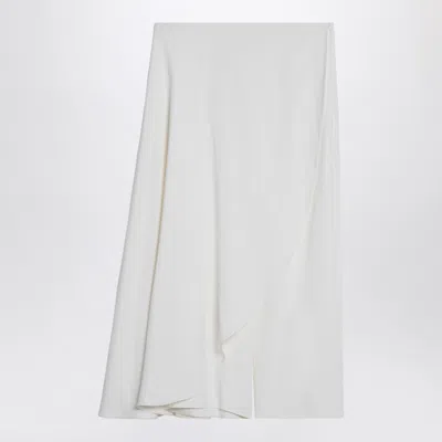 Alaïa Alaia Asymmetrical Mini Trouser Skirt In White