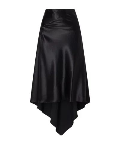 Alaïa Asymmetrical Skirt In Black