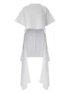 Alaïa Asymmetrical T-shirt In White