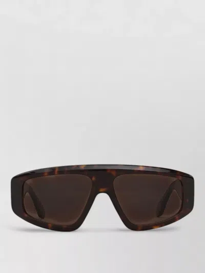 Alaïa Aviator Mask Sunglasses Acetate Square Frame