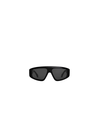 Alaïa Aviator Mask Sunglasses In Black