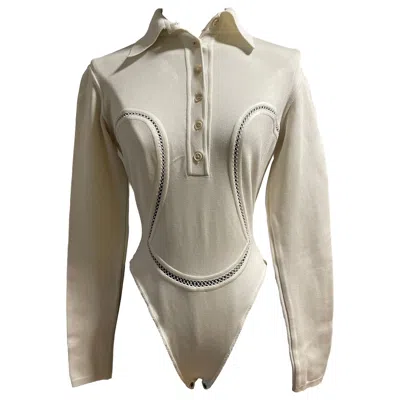 Pre-owned Alaïa Azzedine  1991 Runway Women's Body Size M Black Rare Vintage Top