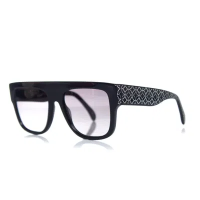 Alaïa Azzedine Alaia Black Rectangular Gradient Sunglasses