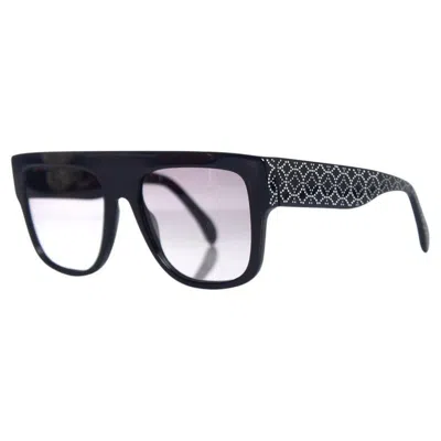 Pre-owned Alaïa Azzedine Alaia, Black Rectangular Gradient Sunglasses