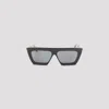 Alaïa Black Rectangular Sunglasses In Black