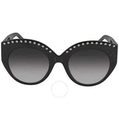 Alaïa Azzedine Alaia Gray Gradient Cat Eye Ladies Sunglasses Aa0025s-002 52 In Black / Gray