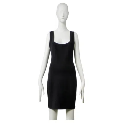 Pre-owned Alaïa Azzedine  S/s 1990 Runway Bodycon "the Supermodel" Dress In Black
