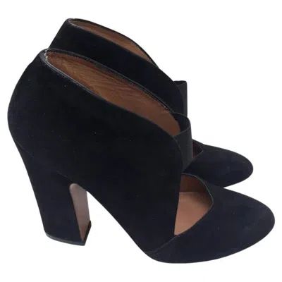 Pre-owned Alaïa Azzedine  Vintage 2000s Black Suede Women's High Heels Size 38