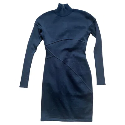 Pre-owned Alaïa Azzedine  Vintage Body-hugging Mini Dress Size M, Italy In Black