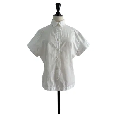 Pre-owned Alaïa Azzedine  Vintage Spring/ Summer 1990s White Cotton Shirt
