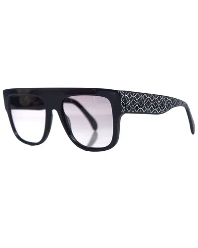 Pre-owned Alaïa Azzedine Black Rectangular Gradient Sunglasses (authentic Pre-loved)