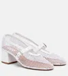 Alaïa 55mm Fishnet Ballerina Pumps In Multi