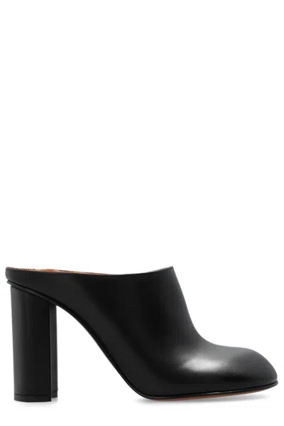 Alaïa Babylone 90mm Leather Mules In Black