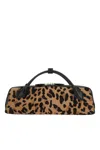 Alaïa Alaia Pochette Le Teckel In Leopard Print Calfskin Women