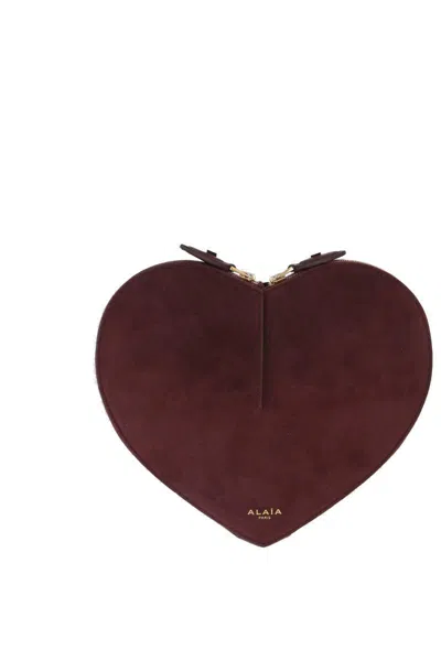 Alaïa Bags In Burgundy