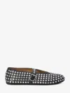 Alaïa Embellished Leather Ballet Flats