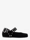 Alaïa Alaia Women Suede Biker Flat Ballerinas