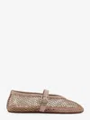 Alaïa Alaia Nude Grid Ballerina In Multi