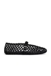 Alaïa Alaia Women Strass Ballet Flats In Noir