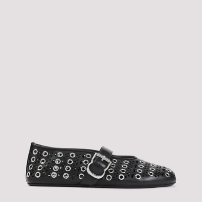 Alaïa Ballet Flats Ballerinas In Black