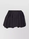 Alaïa Balloon Fit Skirt With Gathered Accents In Black