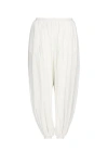 Alaïa Balloon Openwork Pant In White