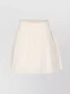 Alaïa Alaia Women Linen And Cotton Skirt In Nude