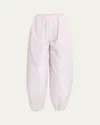 ALAÏA BALLOON SILK TAFFETA PANTS