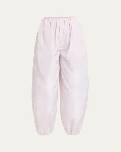 ALAÏA BALLOON SILK TAFFETA PANTS