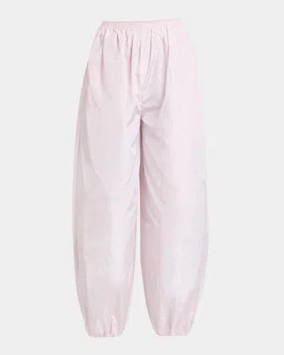 ALAÏA BALLOON SILK TAFFETA PANTS